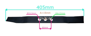 LISTWA TNĄCA 405 MM GRASSMEISTE JR LM410S-40231-01