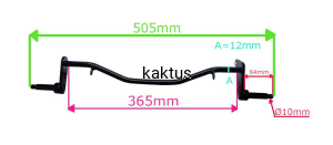 OŚ PRZEDNIA KOSIARKI GATEC GT153 NE KS FAWORYT