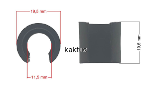 TULEJKA PRZEDNIEJ OSI KOSIARKI GTM51BS750N-4W1