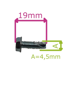 ŚRUBA SILNIKA KOSIARKI BRIGGS 691044