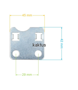 PROWADNICA 42X45MM ZAWORÓW KOS LIDER HANDY P98