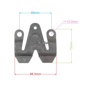 DOCISK LISTWY KOSIARKI LISTW. AL-KO BM 660 407165