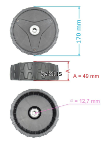 KOŁO 170MM KOSIARKI FAWORYT LIDER HANDY GYK