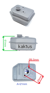 TŁUMIK SILNIKA KOSIARKI FAWORYT LIDER DK46P140