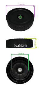 KOŁO 200MM KOSIARKI FAWORYT LIDER DK41N130 53Z