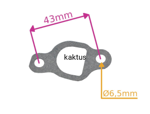 USZCZELKA GŁOWICA PODSTAWKA KOSIA FAWORYT DK46P140
