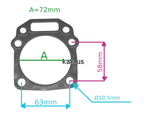 USZCZELKA CYLINDRA KOSIARKI FAWORYT DK53N225E-4W1