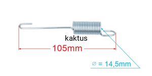 SPRĘŻYNA ODCIĄGAJĄCA PRZEKŁADNIĘ FAWORYT GYK42