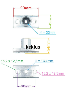 PIASTA NOŻA 22X51 KOSIARKI BN GYK 42 KWADRAT-FAS