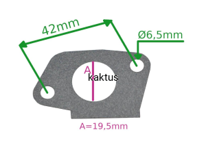 USZCZELKA PODSTAWA GAŹNIK KOSIARK FAWORYT DK46P140