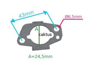 USZCZELKA GAŹNIKA KOSIARKI FAWORYT N150 D225