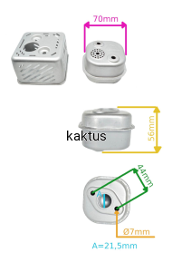 TŁUMIK KPL.SILNIKA KOSIARKI FAWORYT DK46N150-4W1