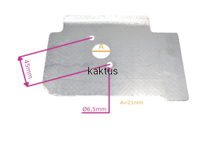 USZCZELKA TŁUMIKA KOSIARKI FAWORYT DK46P140