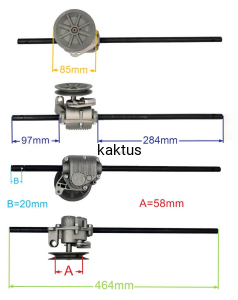 PRZEKŁADNIA NAPĘDU KOSIARKI FAWORYT DK46N150-4W1