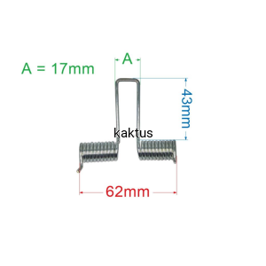 SPRĘŻYNA OSI KLAPY KOSZA KOSIARKI NAC RIWALL
