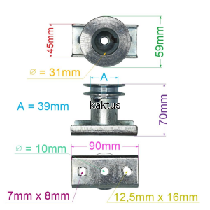 PIASTA 25x70MM KOSIARKI NAC URSUS UR-LS48160GCV
