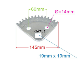 ZĘBATKA KIEROWNICZA STIGA N92J (2008) 325735513/0