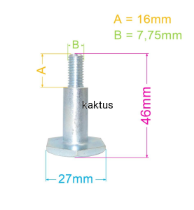 ŚRUBA MOC. AVS T50EXCEL/TWIN50/55 122519816/0