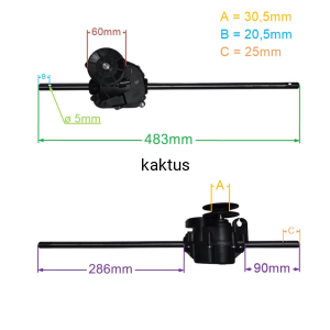 PRZEKŁADNIA NAPĘDOWA KOSIARKI LIDER SH51N210R