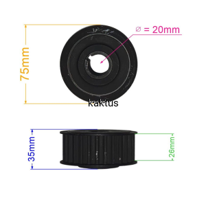 ROLKA PASA ZĘBATEGO STIGA 125601596/0