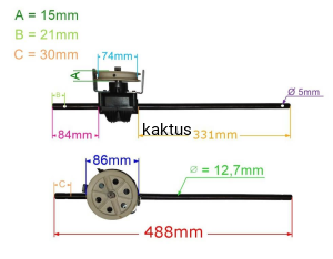 PRZEKŁADNIA NAPĘDU NAC LS50 S511 KOSIARKI MARKET