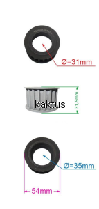 ROLKA PASA ZĘBATEGO TRAKTORKA STIGA 125601594/0