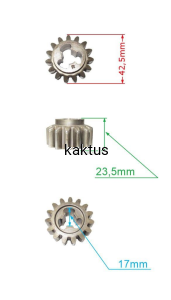 ZĘBATKA NAPĘDU R 3 KLINY NAC S530VHY AL480VH-X 15Z
