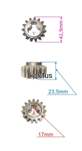 ZĘBATKA NAPĘDU L 3KLINY NAC S530VHY AL480VH-X 15Z