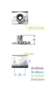 PIASTA NOŻA 22,2 42MM NAC LS51-173-HSD-FA LS51-150