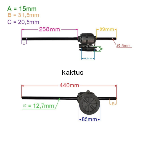 PRZEKŁADNIA NAPĘDU NAC LS42-123L-JR LS1515-JR NAX