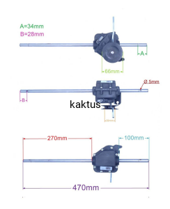 PRZEKŁADNIA NAPĘDU STIGA T50 EXCEL WTR 181003106/1