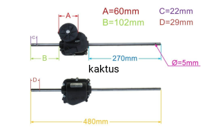 PRZEKŁADNIA NAPĘDU KOSIARKI FAWORYT GTL46N139E-4W1