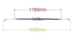 LINKA NAPĘDU JAZDY KOSIARKI AL-KO 520BR 470BR