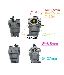 GAŹNIK SILNIKA RATO RV340D 16100-Z320120-00000