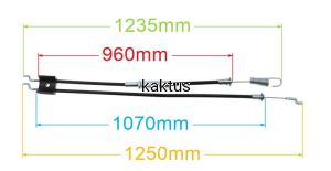 LINKA HAMULCA NAPĘDU KOSIARKI NAC WR 6503 6511 651