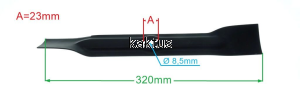 LISTWA TNĄCA 320 MM NAC LE10-32-PB-Y 8231-51390 YA
