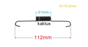 SPRĘŻYNA LINKI KOSISKA KOSIARKI MTD 732-04276A