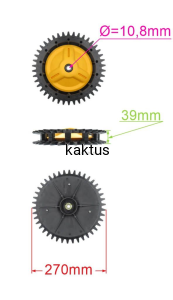 KOŁO AUTOCLIP SITGA SERIA 300 2-ZĘBNE 1126-1293-01
