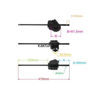 PRZEKŁADNIA NAPĘDU KOSIARKI NAC LS1920 LS51-173-HS