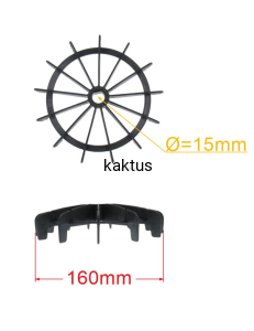 WENTYLATOR SILNIKA KOSIARKI NAC LE16-40SI-G