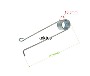 SPRĘŻYNA KLAPY KOSZA HANDY KC1800 KC1800A C4205