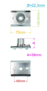 PIASTA NOŻA 22X39MM FAWORYT DK 41 46 53 Z KLINEM