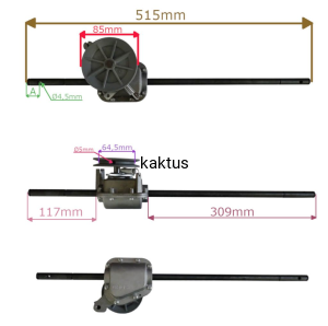 PRZEKŁADNIA KOSIARKI GRIZZLY BRM56 TRIKE DO11-2019