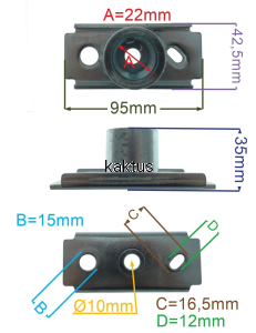 PIASTA 22X35MM KOSIARKI LIDER SH40BS300P