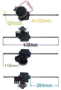 PRZEKŁADNIA NAPĘDU KOSIARKI AL-KO 46 52 470142