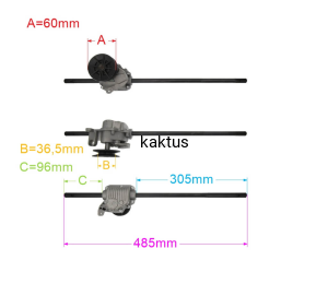 PRZEKŁADNIA NAP. KOSIARKI SPAL. SH51 SHE51N196L SH