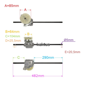 PRZEKŁADNIA NAPĘDU KOSIARKI GRIZZLY BRM51-190BSA