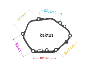 USZCZELKA MISKI SILNIKA HECHT DG-600 DYM1P70F