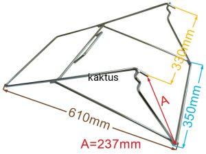 STELAŻ KOSZA KOSIARKI STIGA MOUNTFIELD 181006418/0