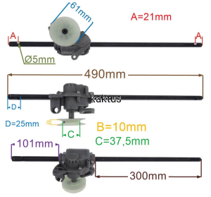PRZEKŁADNIA NAPĘDU KOSIARKI GARDENX HUSAR GEKO
